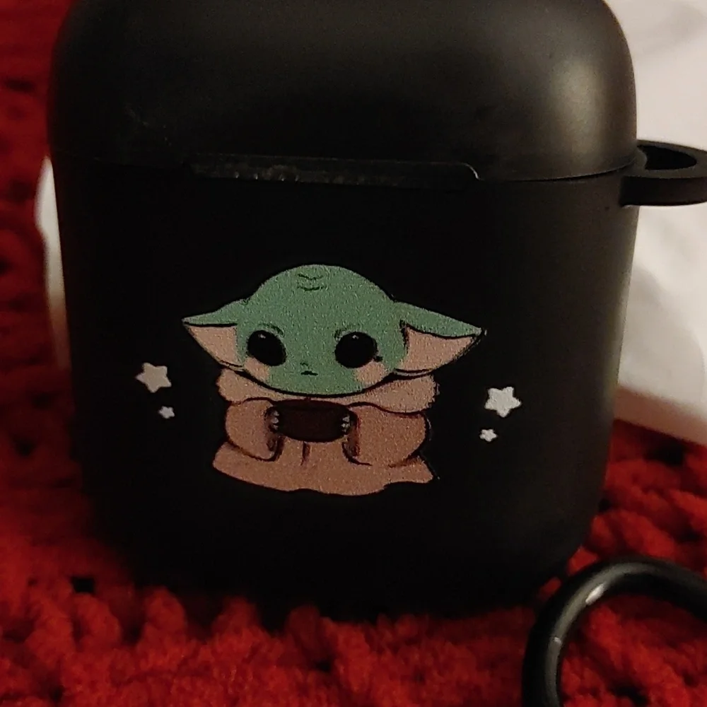 New Black AirPods Case with Baby Yoda Design